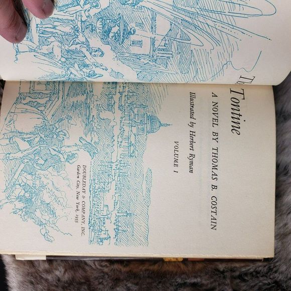 The Tontine by Thomas B. Costain Hard Back Book Vintage‎ Edition 1955 - Picture 3 of 7
